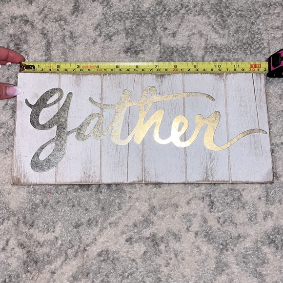Gather Rustic Farmhouse Wall Decor - Picture 2 of 4